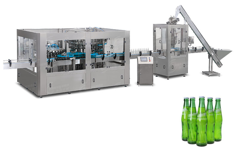 玻璃瓶盐汽水灌装机